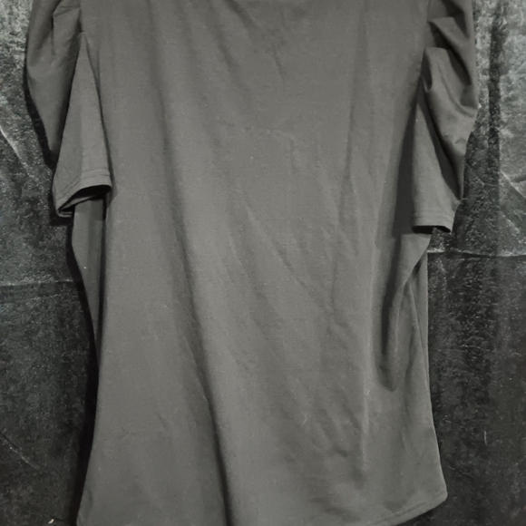 NWT XIEERDUO fashion black t-shirt - Picture 6 of 7